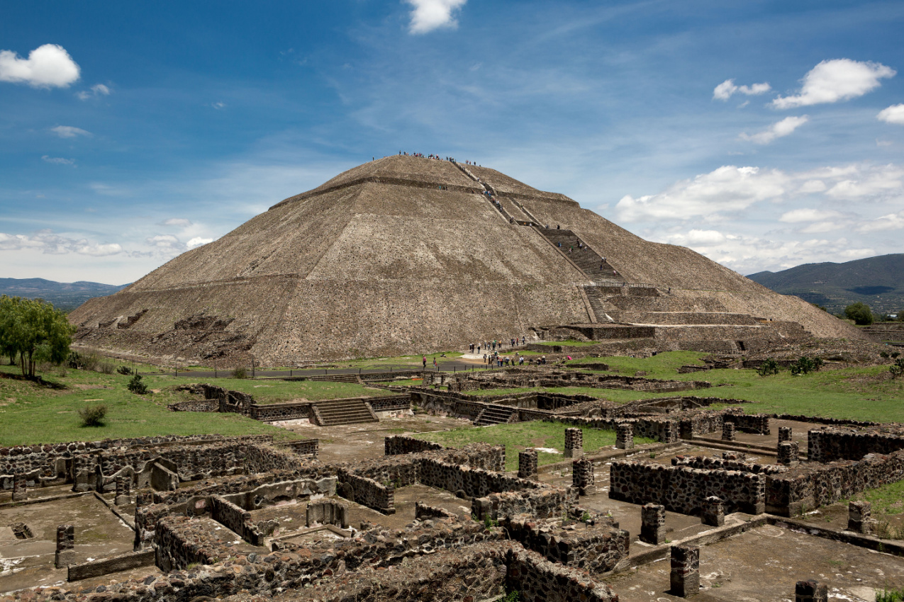 Largest Pyramid Is in Mexico