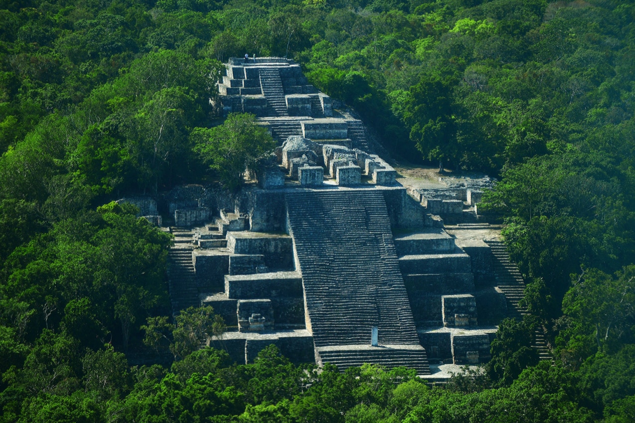 Pyramid in Calakmul