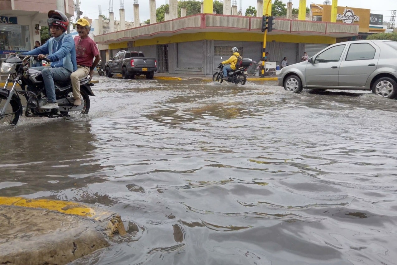 Flood after Hurricane in Colombia